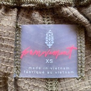 Free People Movement - Harem Pants - Size: XS - Color: Khaki (Solid)